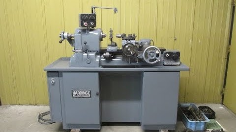 Hardinge HC Precision Metal Turret Lathe 13" x 8" w/5C Collet Closer