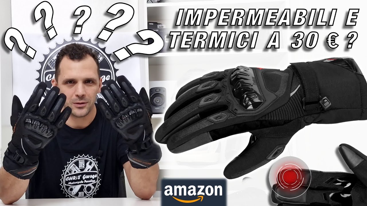 BEAST RAGE Guanti Da Moto Per Uomini Donne Impermeabili,antivento,termici Guanti Da Moto Invernali Touchscreen,guanti Da Motociclista A Dita Intere, Antiscivolo,antiurto (Nero, S) : Amazon.it: Auto E Moto