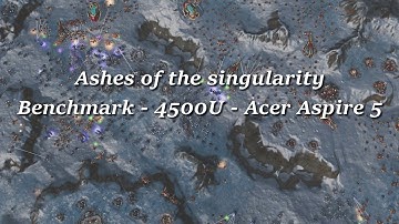 Ashes of the singularity - Benchmark - Ryzen R5 4500U - (Preset: DX12 / Low - 1080p)
