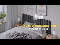 How to install vilo upholstered panels  the panel company