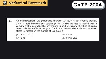 Q-17 | GATE Mechanical-2004 Solved Paper | GATE Mechanical Previous Year Question Solution