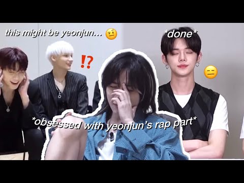 beomgyu obsessed with yeonjun’s rap part for 4 minutes straight
