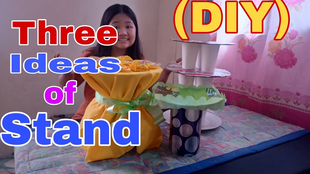 DIY food stand, cupcake stand, chocolate stand, chips stand, candy