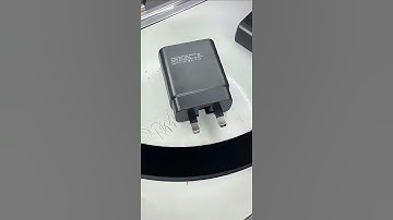 CCD Vision Laser Etching Machine engraving charger logo with high precision #joylaser #lasermarking