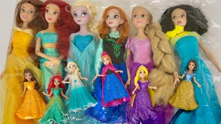 Elsa Doll Dress Transformation ~ DIY Miniature Ideas for Barbie~ Wig, Dress, Faceup, and More!