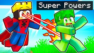 Using SUPER POWERS To Prank My Friends In Minecraft!