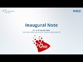 Quick tweaks inaugural note by dr k r suresh nair