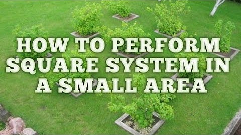 How to perform Square system in a small area 2