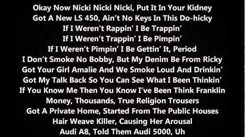 Nicki Minaj - Beez In The Trap ft. 2 Chainz LYRICS