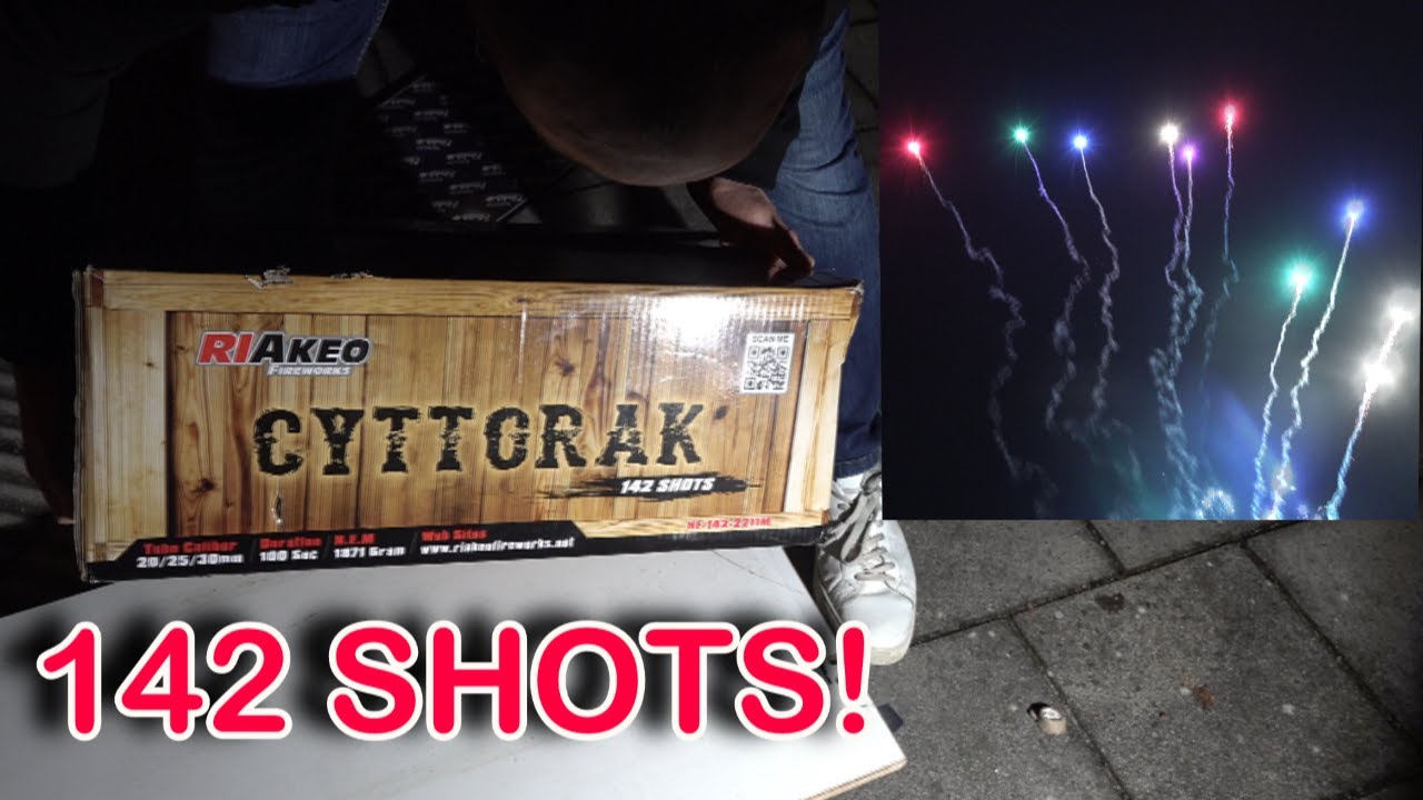 RIAKEO CYTTORAK | HF-142-2211M 142 SHOTS ZENA VUURWERK! #RIAKEO #ZENA # ...
