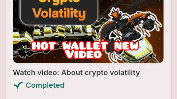 About crypto volatility hot wallet video code #hotwallet