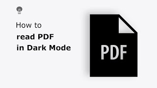 🔵how to read pdf in night mode on google chrome (and other web browsers)?