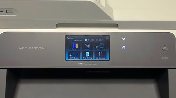 How to connect an MFC9130CW wireless