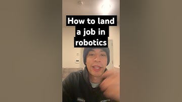 How to land a job in robotics in 2025