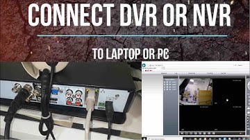 HOW TO CONNECT DVR/NVR TO LAPTOP OR PC |2024|