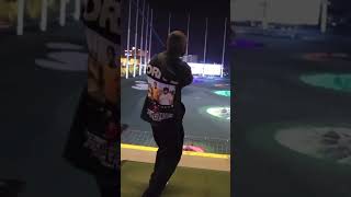 WALLIE THE SENSEI AT TOP GOLF IN LAS VEGAS | LARAPTV #walliethesensei #laraptv #shorts