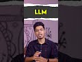 DAY 9: &quot;LLM&quot; - Clarifying LLM (Large Language Model) | What It Is and How It Works #ai #llm #shorts