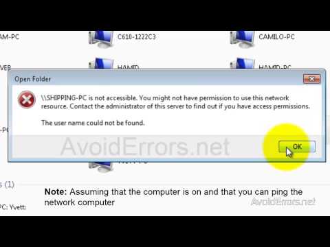 Solved: You might not have permission to use this network resource hqdefault