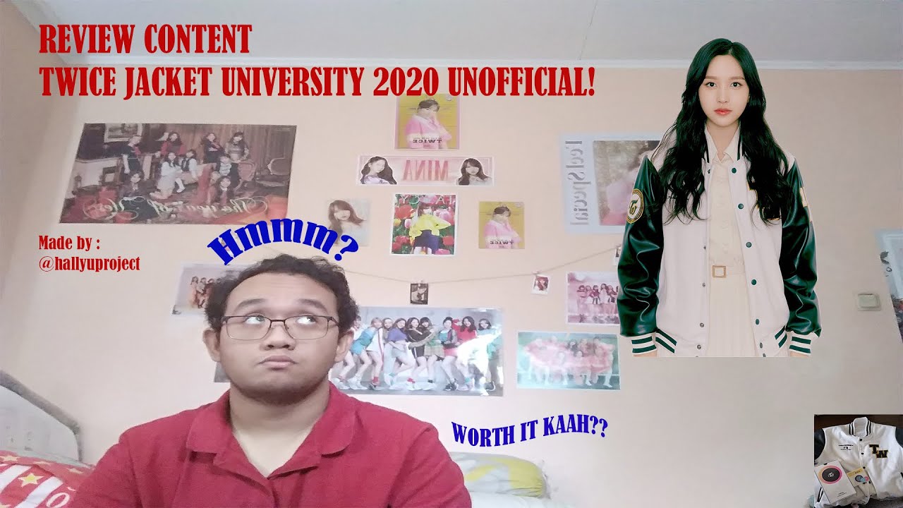 Unboxing dan Review Unofficial Twice University Jacket 2020 by HALLYUPROJECT!!!