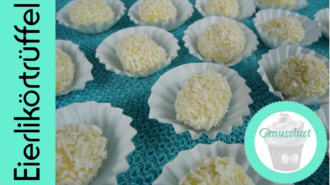 Eierlikörtrüffel mit Kokos