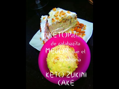 Bizcocho KETO para Pastel EN TAZA sin GLUTEN sin AZUCAR de calabaza italiana BEST KETO ZUCCHINI CAKE