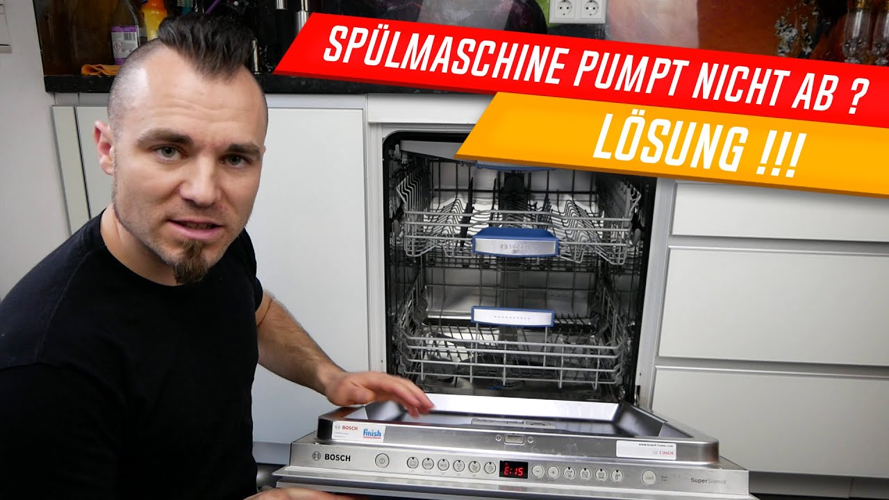 Siemens Geschirrspüler Pumpt Nicht Ab Ohne Fehlermeldung Spülmaschine pumpt nicht ab - 5 typische Fehler - Lösungsvorschläge vom