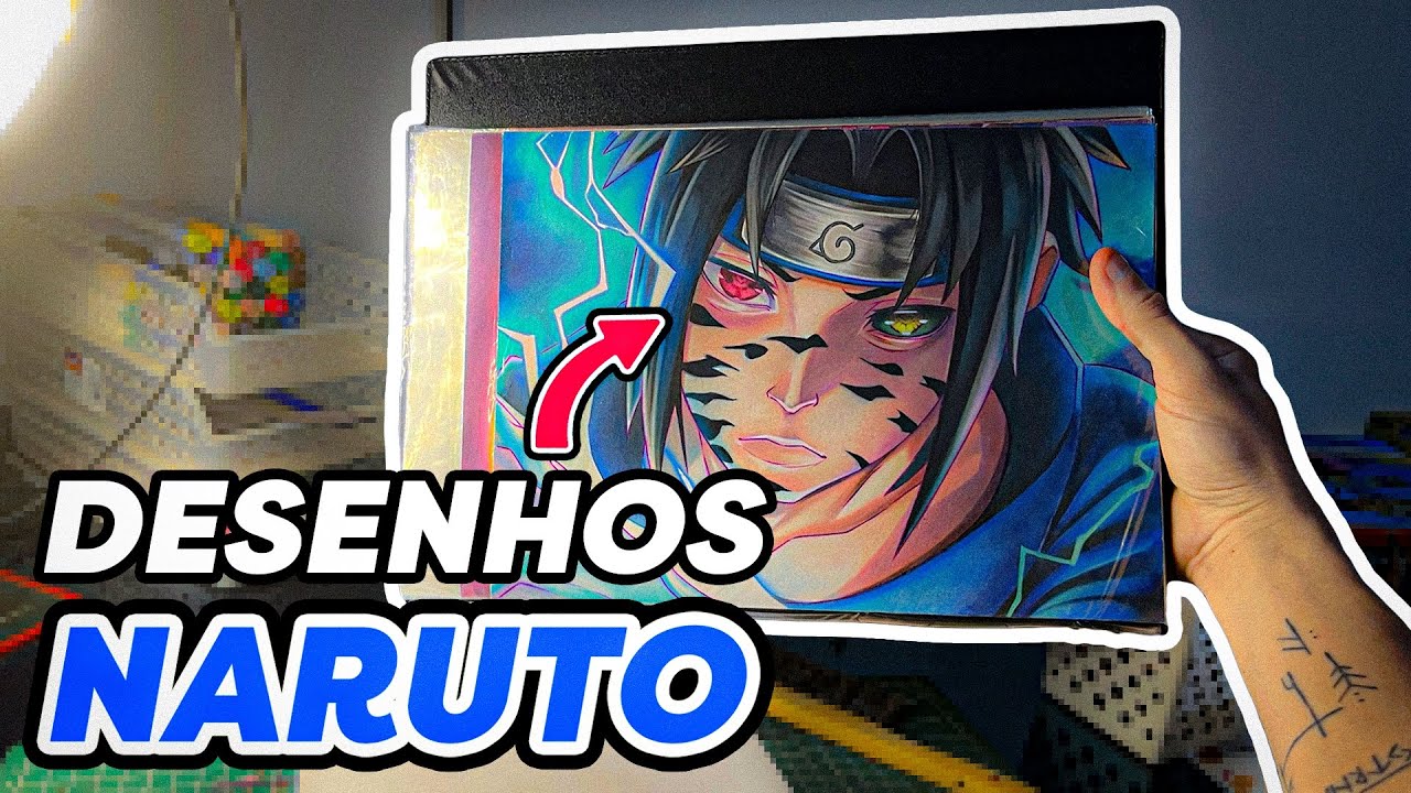 MOSTREI TODOS os meus DESENHOS de NARUTO!!