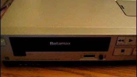 Sony SL-2300 Betamax VCR