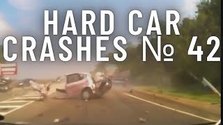 HARD CAR CRASHES / FATAL CAR CRASHES / FATAL ACCIDENT / SCARY ACCIDENTS - COMPILATION № 42