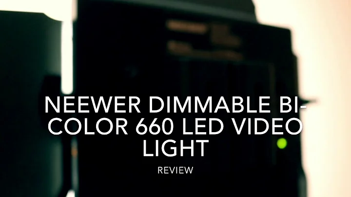 Neewer Bi-color LED Video Light Review (NL 660 | 3200-5600K)