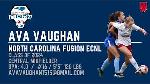 Ava Vaughan ECNL/USL W Highlight Video