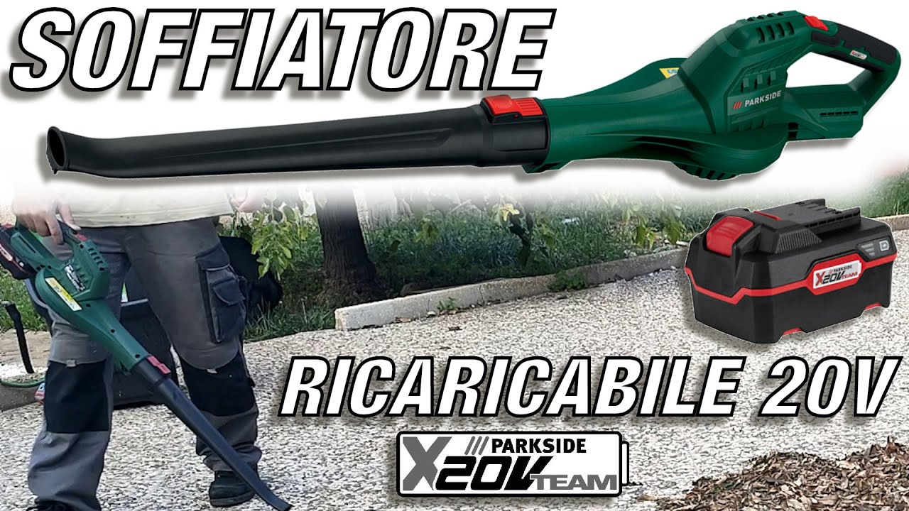Soffiatore 20v a 20 € ? Funziona ? Ne vale la pena ? PARKSIDE PLBA 20-Li A1  - YouTube