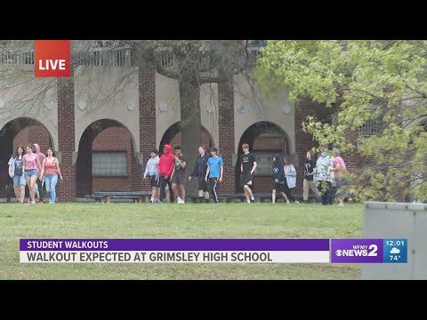 High School students walk out in protest to stop gun violence - YouTube