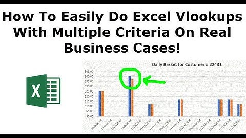 How To do Vlookup with Multiple Criteria in Excel