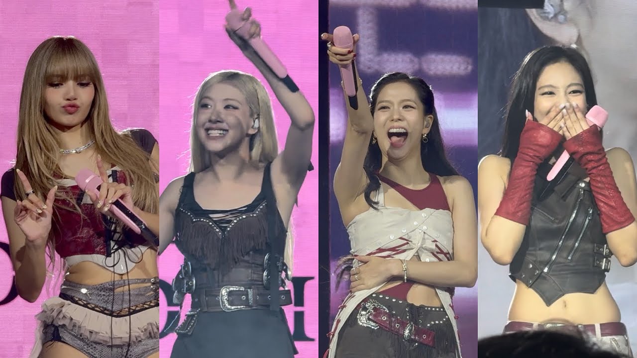 250713 Rosé thanks Bruno Mars! Ment @ Blackpink Deadline World Tour Day 2 LA Concert Fancam Live