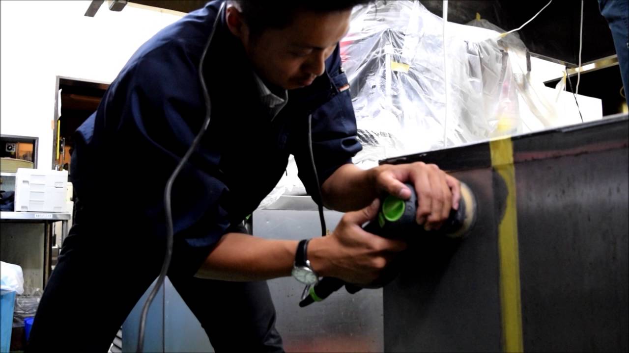 キッチン ステンレスシンク磨き ステンレス研磨 バイブレーション 仕上げ 台所 - YouTube