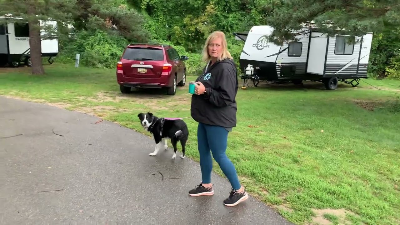 Holland state park Lake Macatawa campground sites 1-54