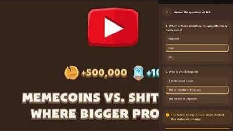 Memecoins vs  Shitcoins  Where Bigger Profits   Memefi Code  Memefi Youtube Video Code Memefi Answer