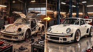 Abandoned Porsche Full Restoration|#CarRestorationTimelapse