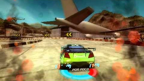 Split Second PSP Demo Gameplay