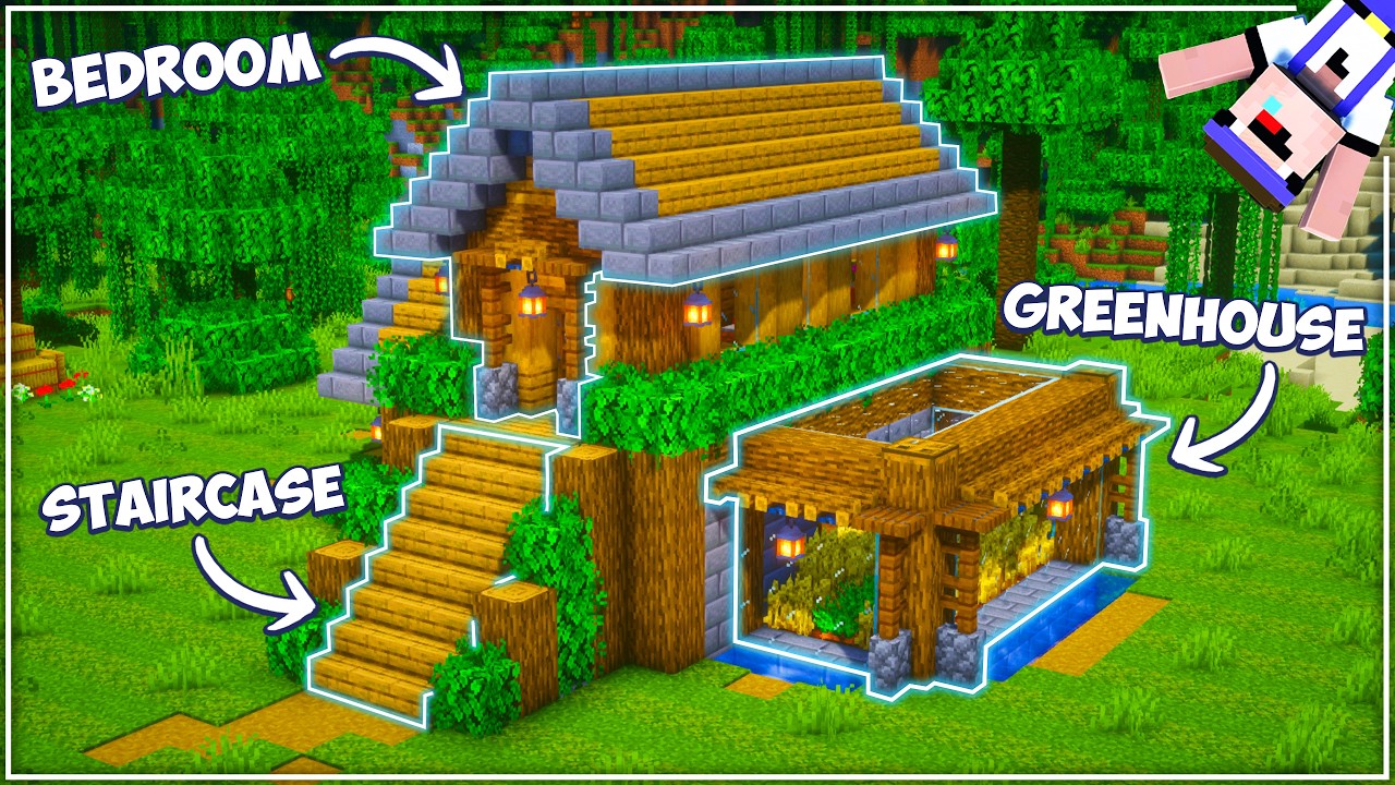 Minecraft: How to Build a Easy Survival House | Minecraft House Build ...