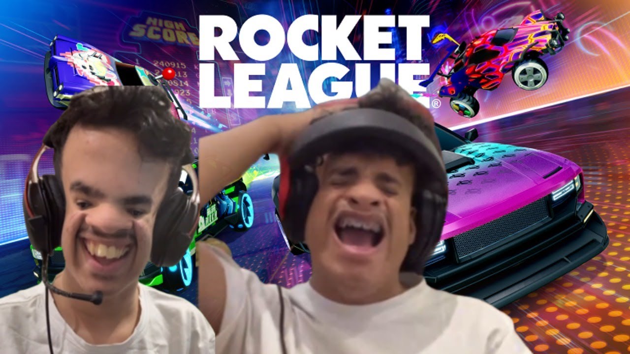 روكيت ليق مع اخوي التوأم منغل | المفروض تحدي لاكن مدري وش صار 😂 !! | Rocket League