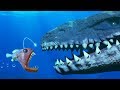 ANGLER FISH vs MOSASAURUS! OCEAN SUPER BOWL - Feed and Grow Fish - Part 74 | Pungence
