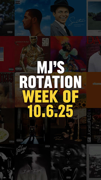 MJ’S ROTATION (WEEK OF 10.6.25) #newmusic #trending #album #hiphop #rap #rock #pop