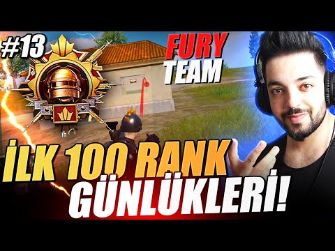 MERHAMETLİ BOMBA İLK 100 RANK GÜNLÜKLERİ #11 !! PUBG Mobile
