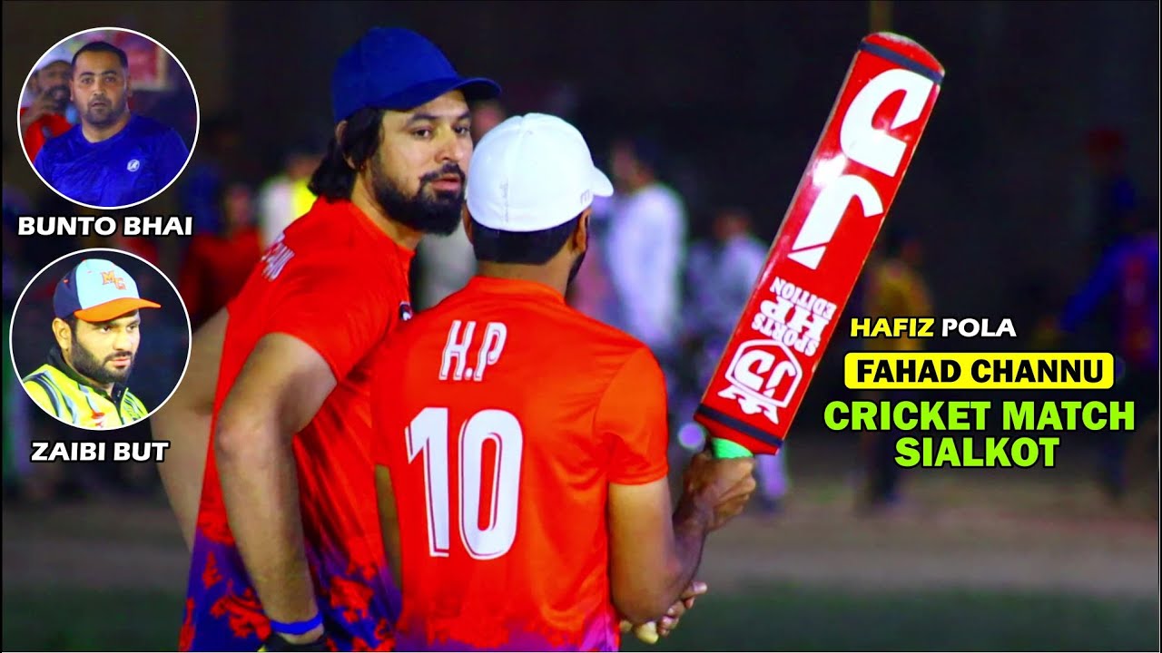 TAPE BALL CRICKET | FAHAD CHANNU VS BUNTO BHAI | HAFIZ POLA VS ZAIBI ...