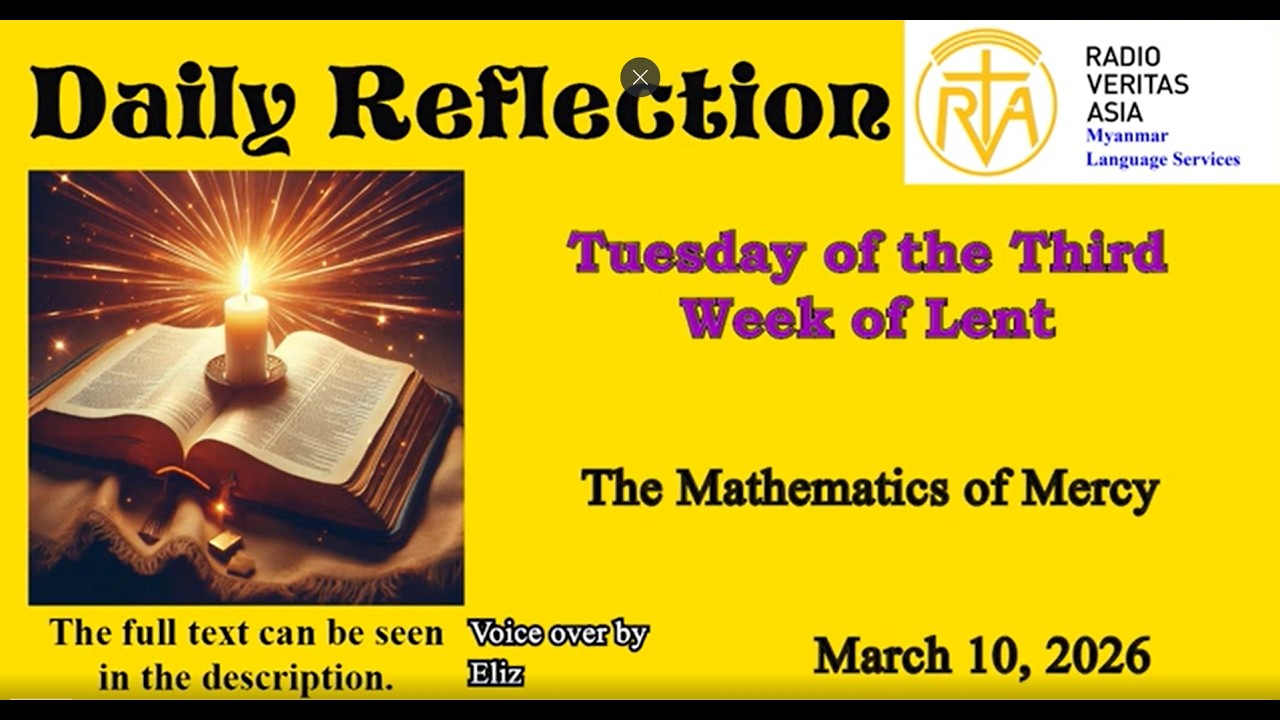 Daily Reflection March 10, 2026, Tuesday of the Third Week of Lent ...