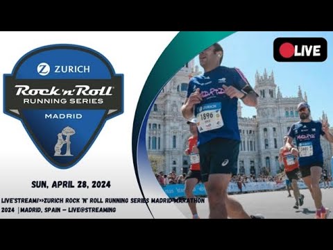 LIVE:Zurich Rock n Roll Running Series Madrid Marathon (2024) FULL RACE HD