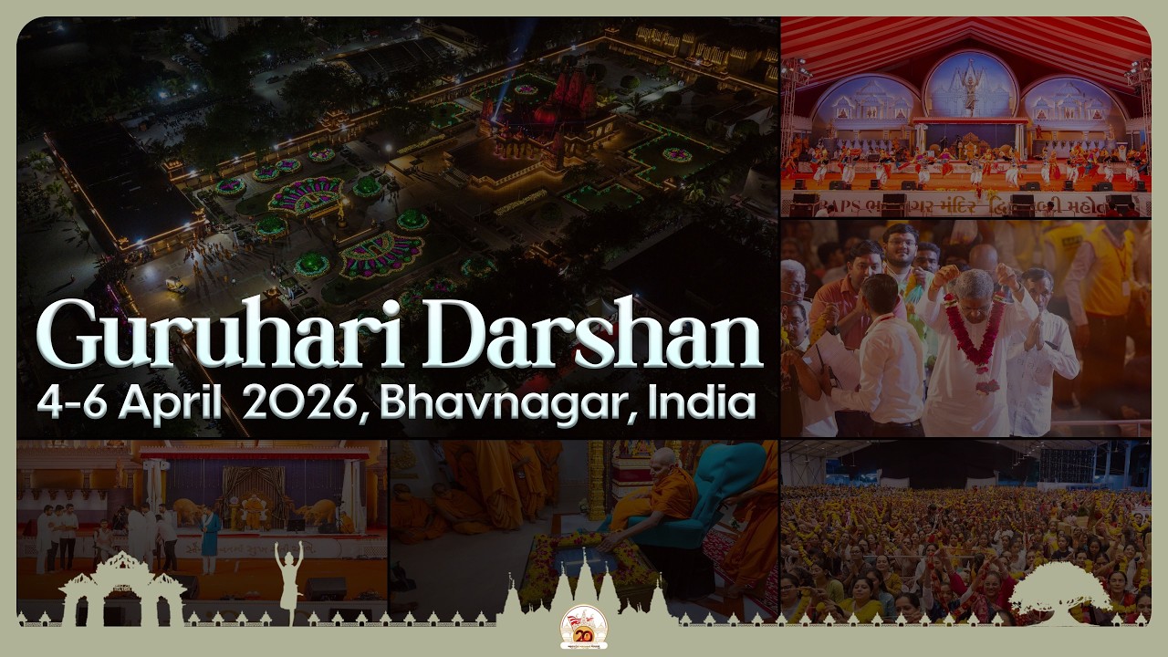 Guruhari Darshan, 4-6 Apr 2026, Bhavnagar, India