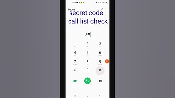 secret code||| Call list check code 2023#shorts #viral #secretcode#code#youtubeshorts